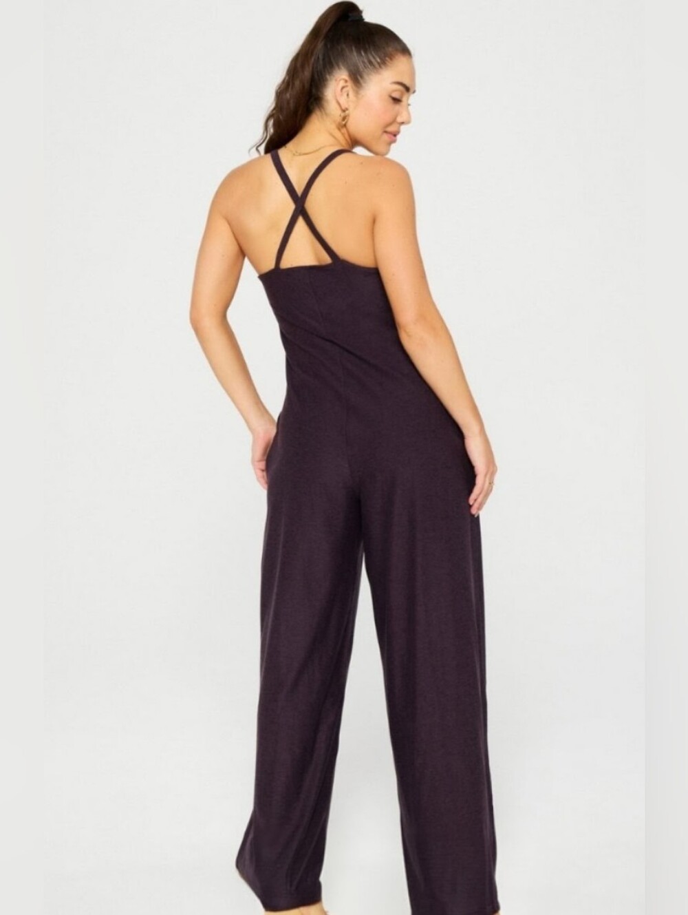 Cloud Jersey Wide Leg Onesie - Picture 2 of 4